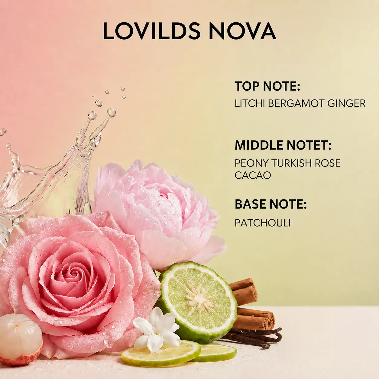 🔥Last Day 49% OFF🌹LOVILDS Nova | Rosey Fruity Floral | Extrait De Parfum | Long Lasting Luxury Fragrance