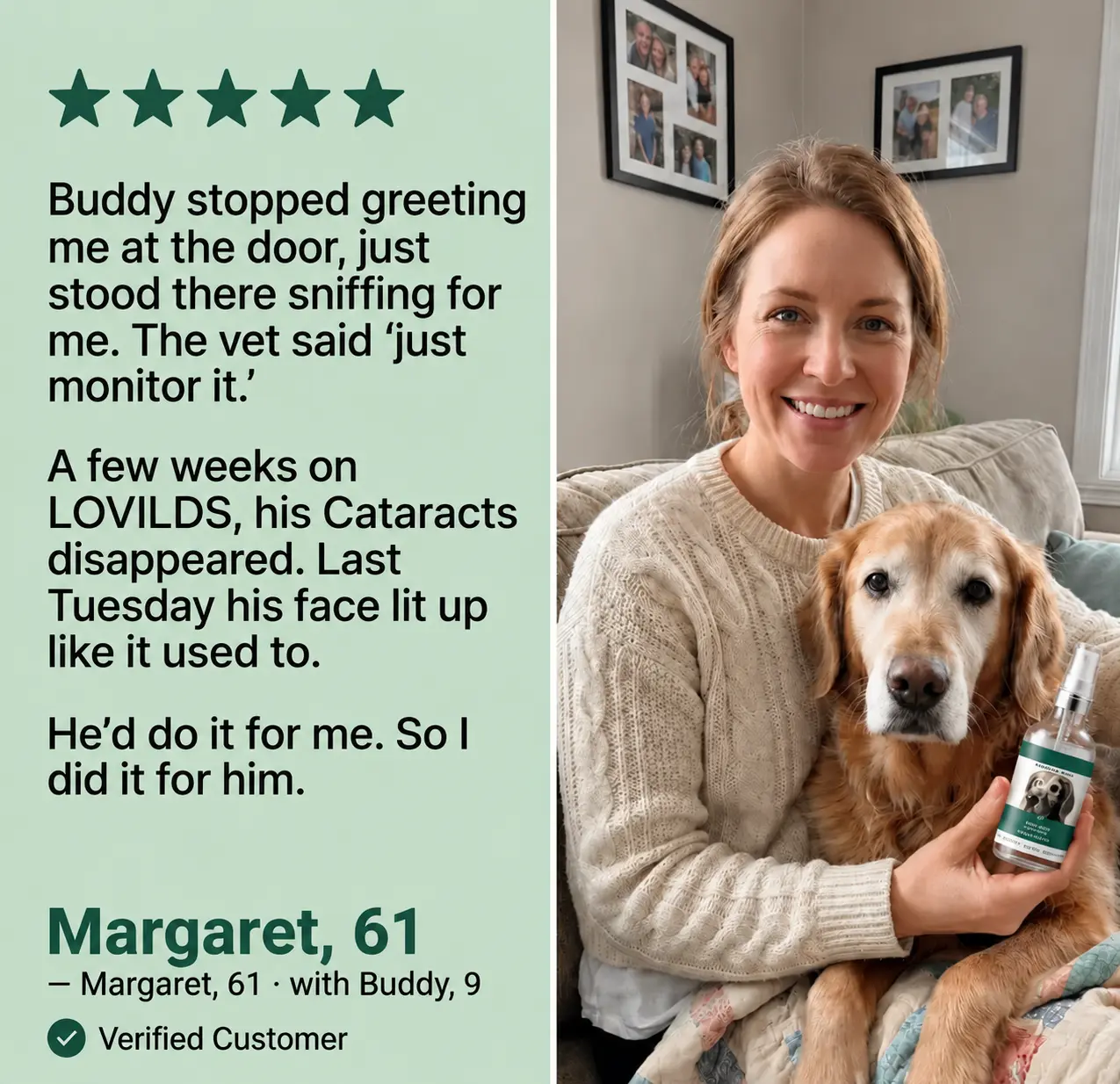 💥50K+ PET PARENTS TRUSTED💕 - LOVILDS™ Pet Lutein Eye Care Spray