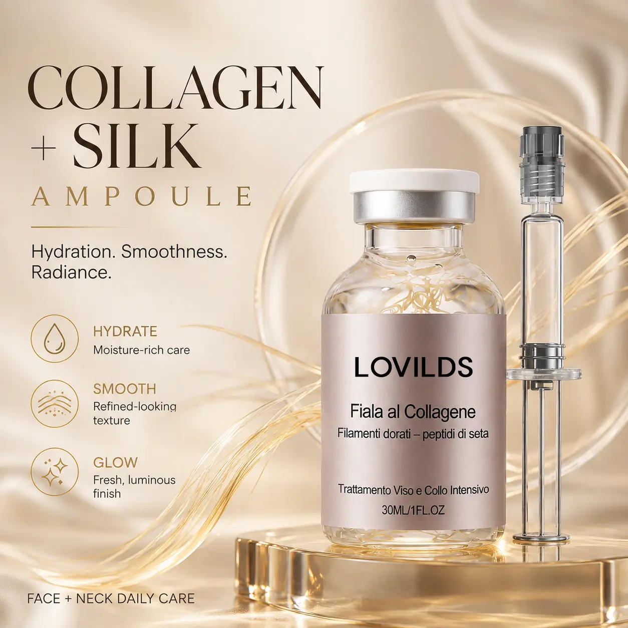 LOVILDS Golden Silk Collagen Ampoule