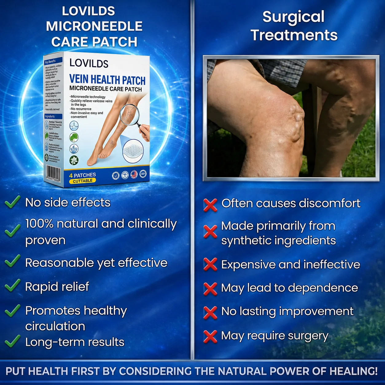 LOVILDS Vein Health Patch Microneedle Care Patch - Image 5