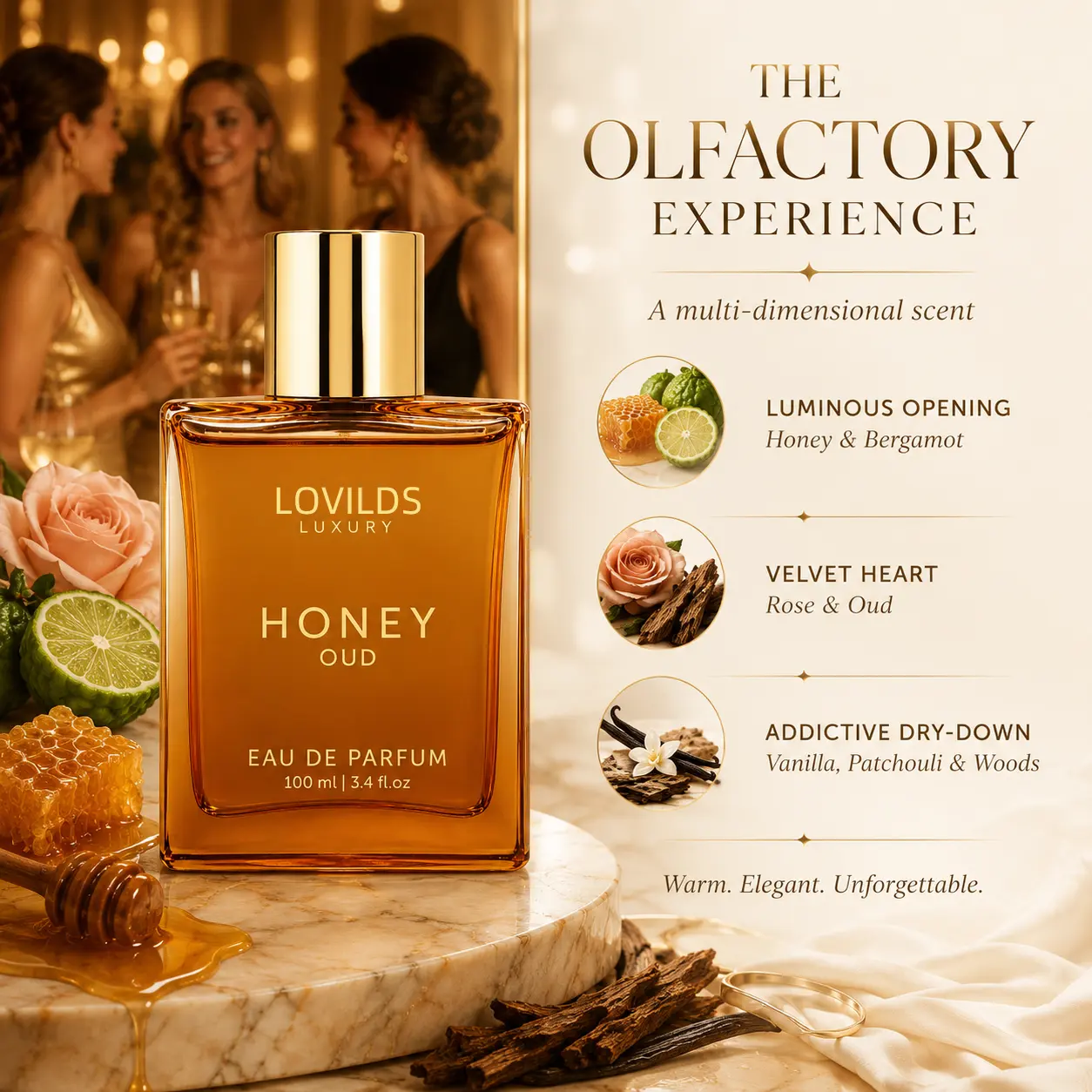 LOVILDS's Honey Oud Eau De Parfum