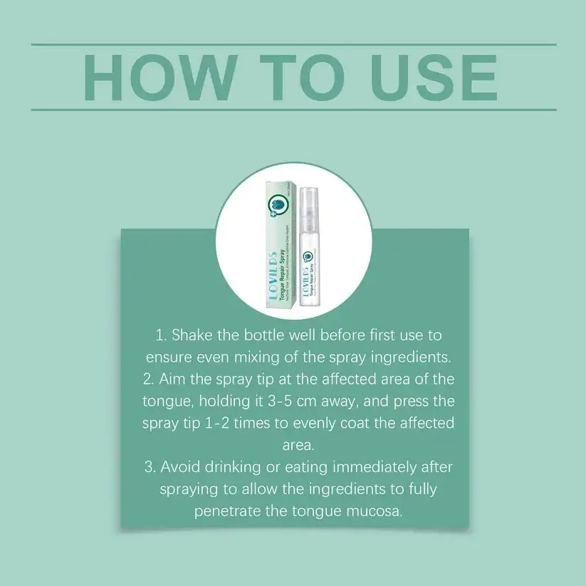 LOVILDS Tongue Repair Spray
– Distzora