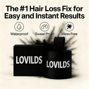 Lovilds™ Instant Hair Fibers: Thicker-Looking Hair in 30 Seconds