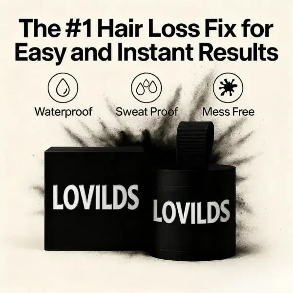 Lovilds™ Instant Hair Fibers: Thicker-Looking Hair in 30 Seconds